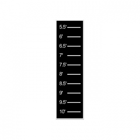 MegaSlam XL Height Sticker
