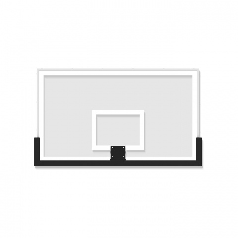 72" Glass Backboard