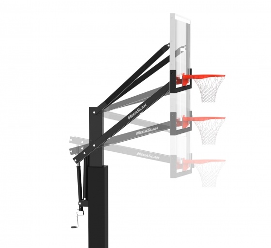 InGround Adjustable Basketball Hoops Mega Slam Hoops